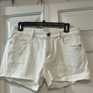DL1961 White Jean Shorts